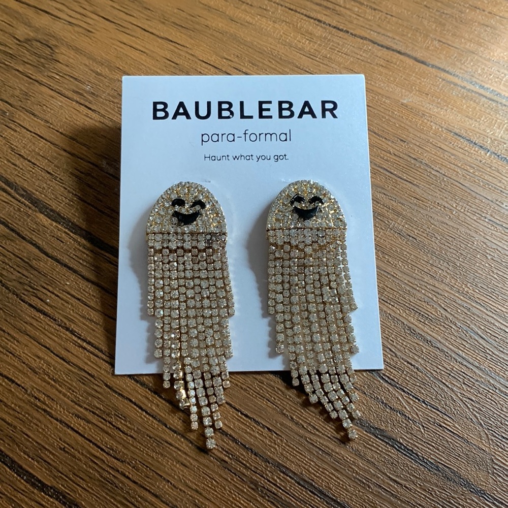 Baublebar para-formal ghost stud dangle earrings